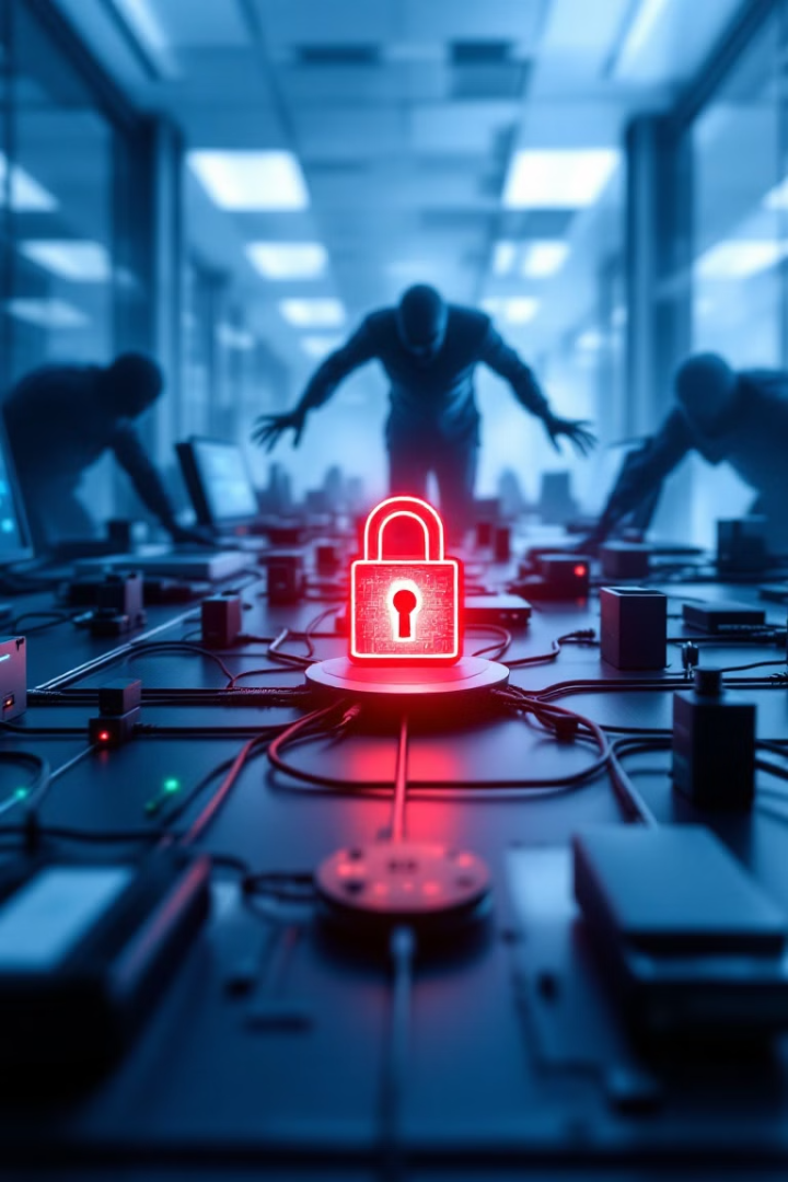 Ransomware compromise signal in a protected network